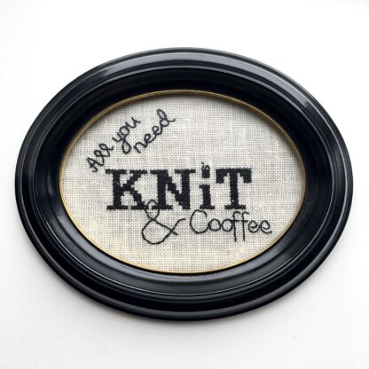 Broderi Knit & Coffee - Byguldbrandt