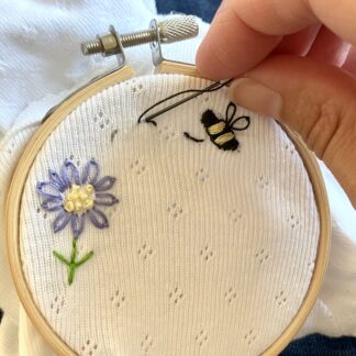 Broderi som mending - Workshop