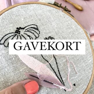 Gavekort på broderiworkshop - Byguldbrandt