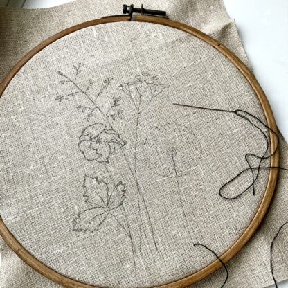 Vinter blomster broderi workshop