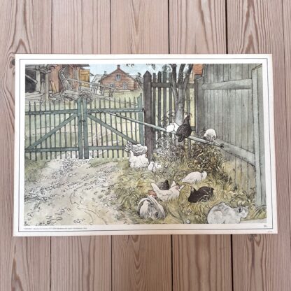 Carl Larsson plakat - Retro Byguldbrandt