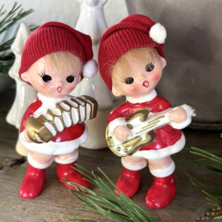 Retro julepynt - nisser - Retro Byguldbrandt